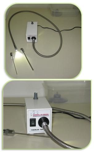 Iluminador Industrial por Led de Alto Brilho e Fibra Óptica